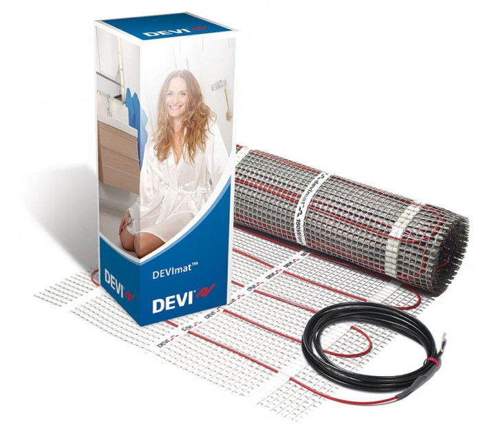 

Теплый пол Devi нагревательный мат DEVIcomfort 150Т 3,5 м²
