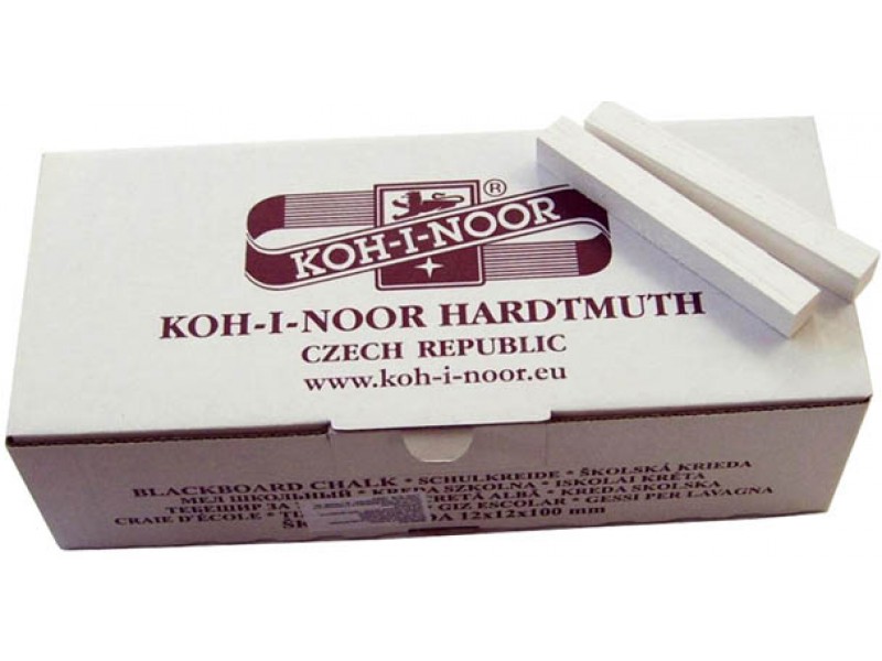 

Мел белый Koh-I-Noor квадратный 100шт. (111502) KOH-I-NOOR (111502)