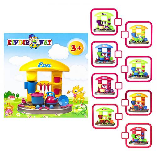 

Набор «Кухня с аксессуарами: Ева» KINDERWAY (KW-04-407)