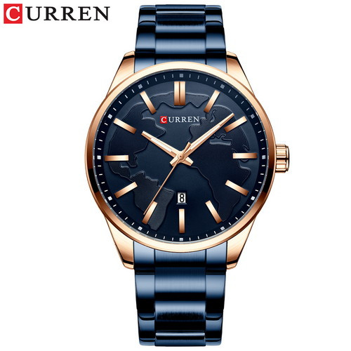 

Часы Curren 8366 Blue-Gold SKL39-226188