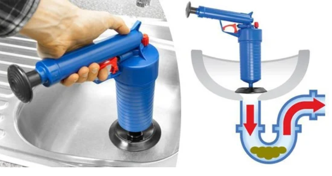 

Пневматический вантуз, очиститель канализации высокого давления Toilet dredge GUN