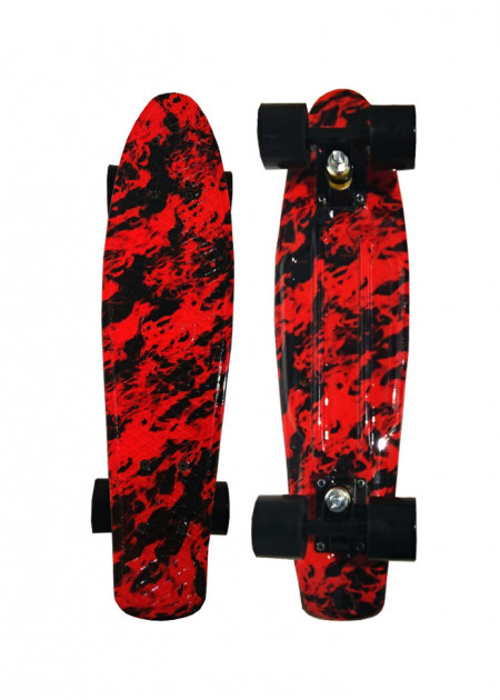 

Скейт Пенни Борд Ecoline Rebel FL-22 красный