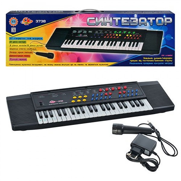 

Развивающая игрушка Metr+ Синтезатор (SK 3738) с пластика, цвет-черный.