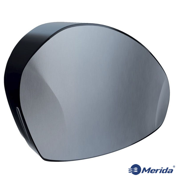 Держатель для туалетной бумаги в рулонах Merida Mercury нержавеющая сталь/пластик серый