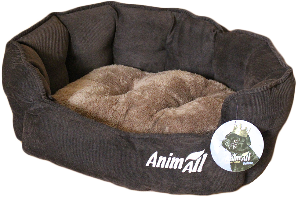 

Лежанка для собак и кошек AnimAll Ат 1123 Royal M Chocolate 53 x 47 x 21 см