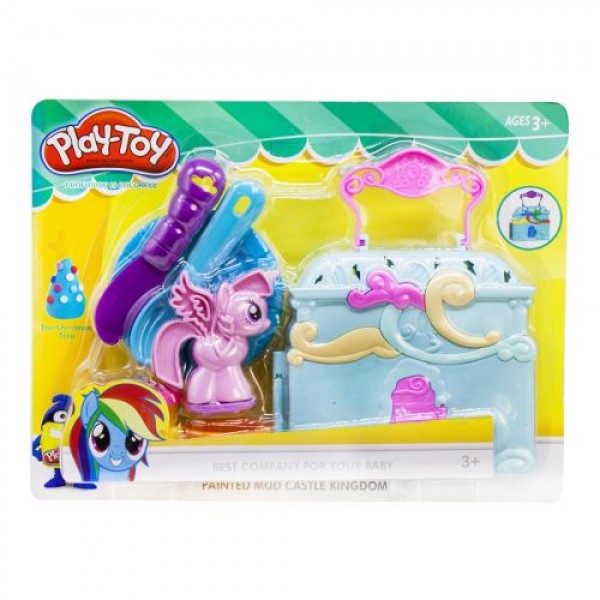 

Набор "Play-Toy: Пони с чемоданчиком" (бирюзовый) SM8034