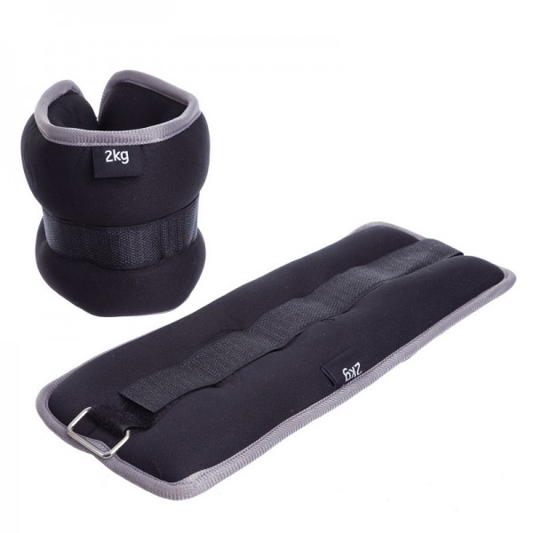 

Утяжелители Zelart FI-1303-4 (2 x 2кг) Черный-серый (MR04732)