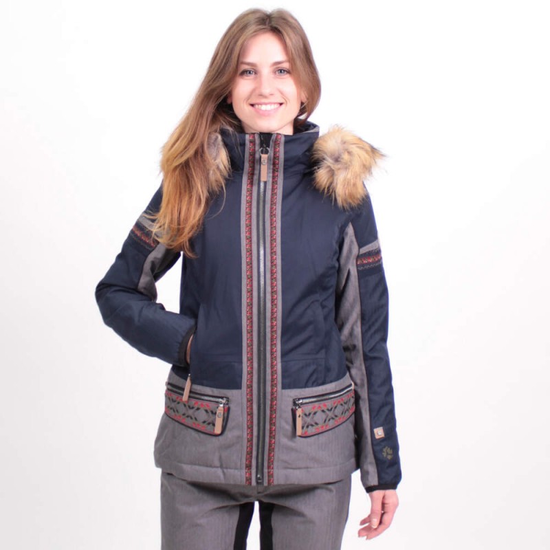 

Куртка г/л Irmi Schijacke Northland 0805314 38 Серый Синий