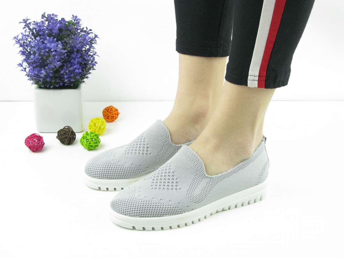 

Кеды женские Shoes серые 1042 36 р
