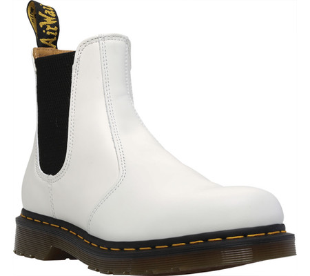 

Мужские ботинки Dr. Martens 2976 Yellow Stitch Chelsea Boot White Smooth Leather 48