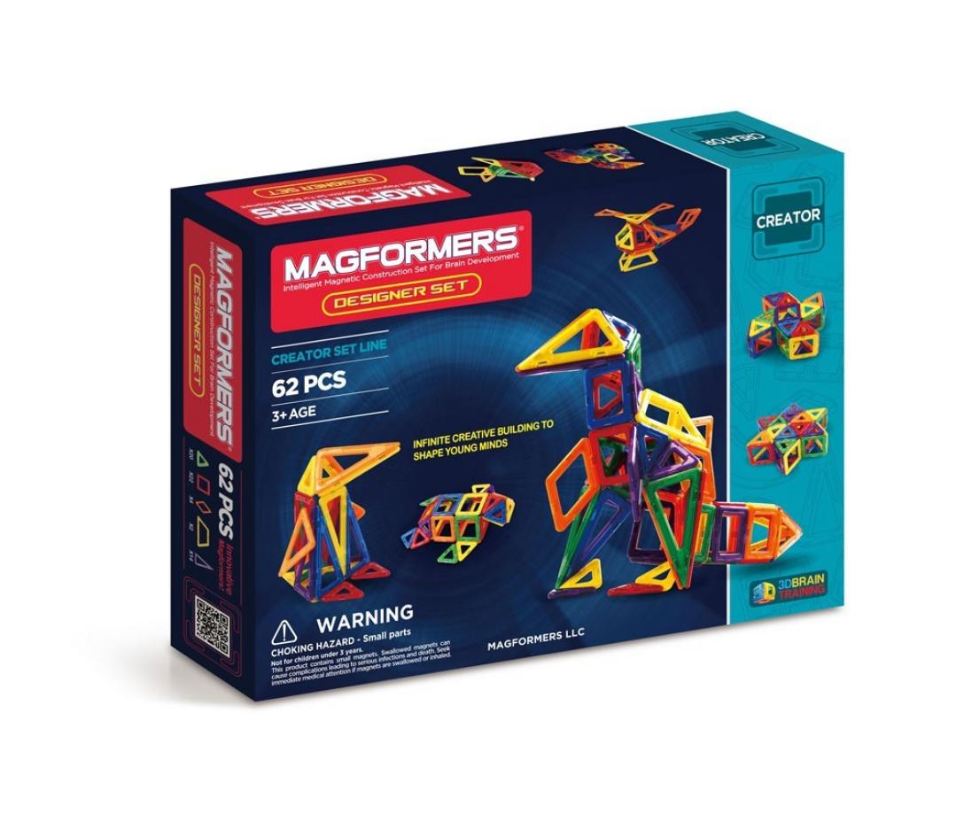 

Магнитный конструктор Дизайнер 62 эл., Magformers