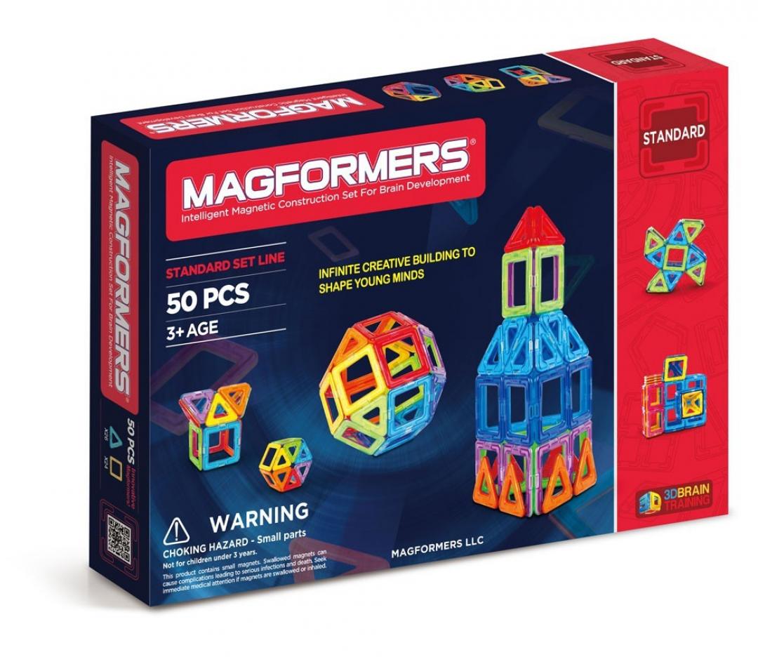 

Магнитный конструктор Базовый набор, 50 эл., Magformers
