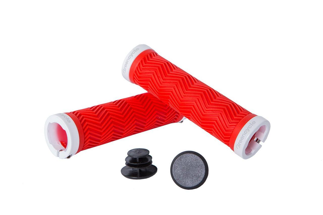

Ручки керма Green Cycle GGR-420 130mm Red White (8488721)