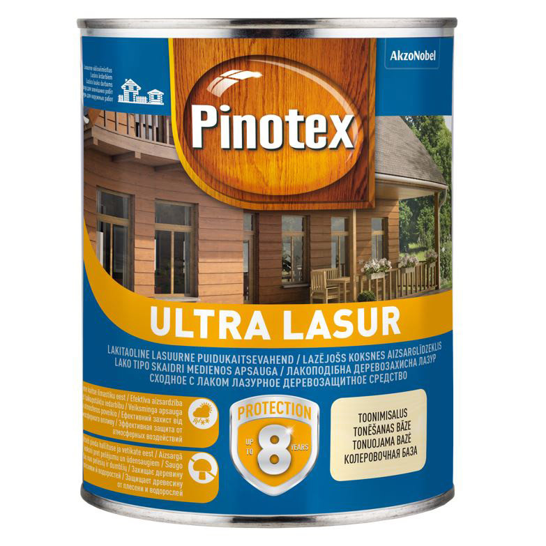 

Деревозащитное средство Pinotex Ultra Lasur 10 л