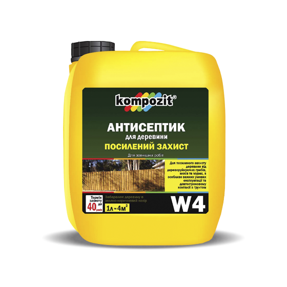 

Антисептик W4 Kompozit для усиленной защиты 5 л (4820085742819)