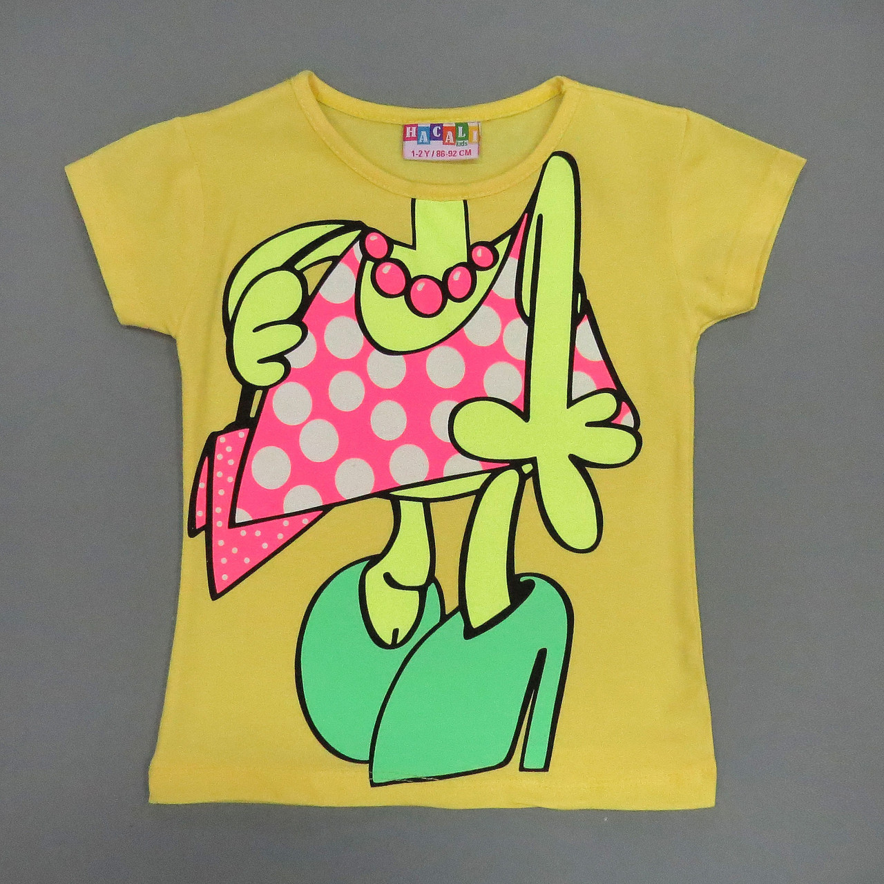

Футболка Hacali kids для девочки 110-116 см Желтая 14598