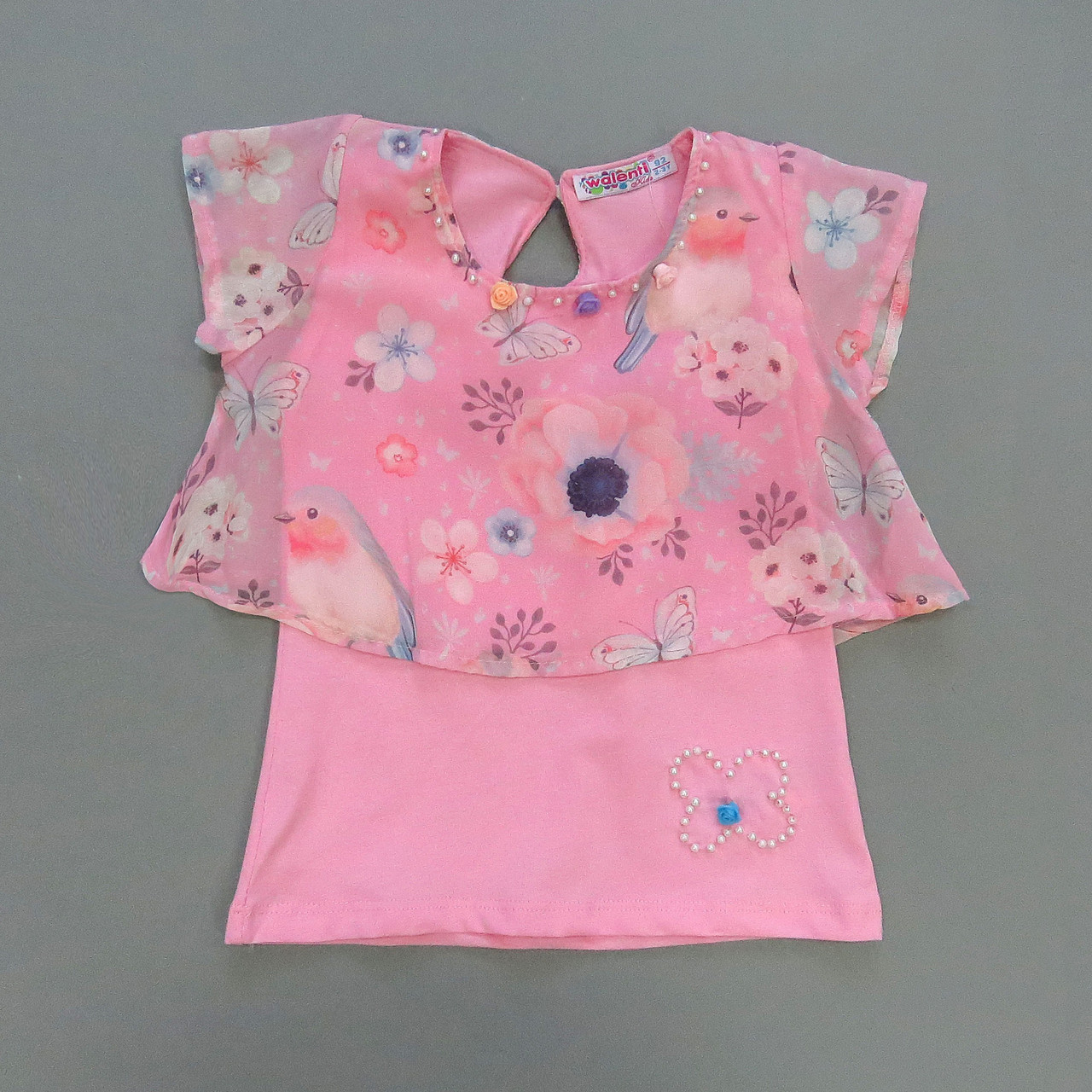 

Футболка Walenti kids для девочки 92 см Розовая 14413