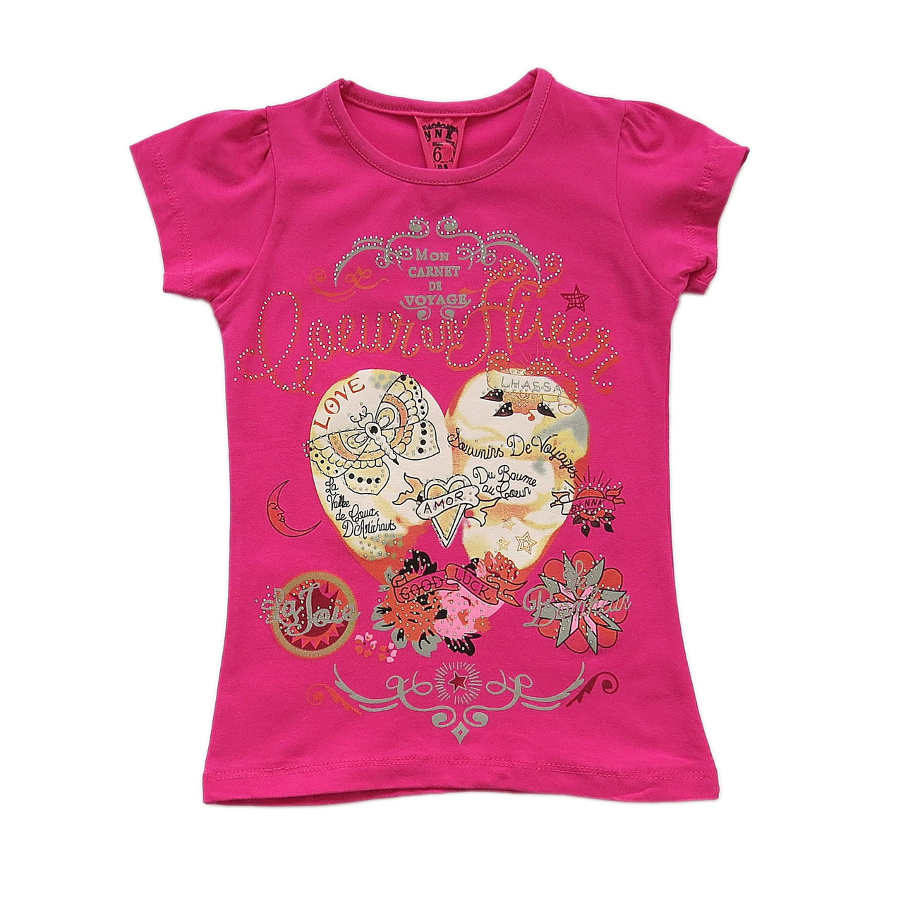 

Футболка NNK kids для девочки 122 см Розовая 6178