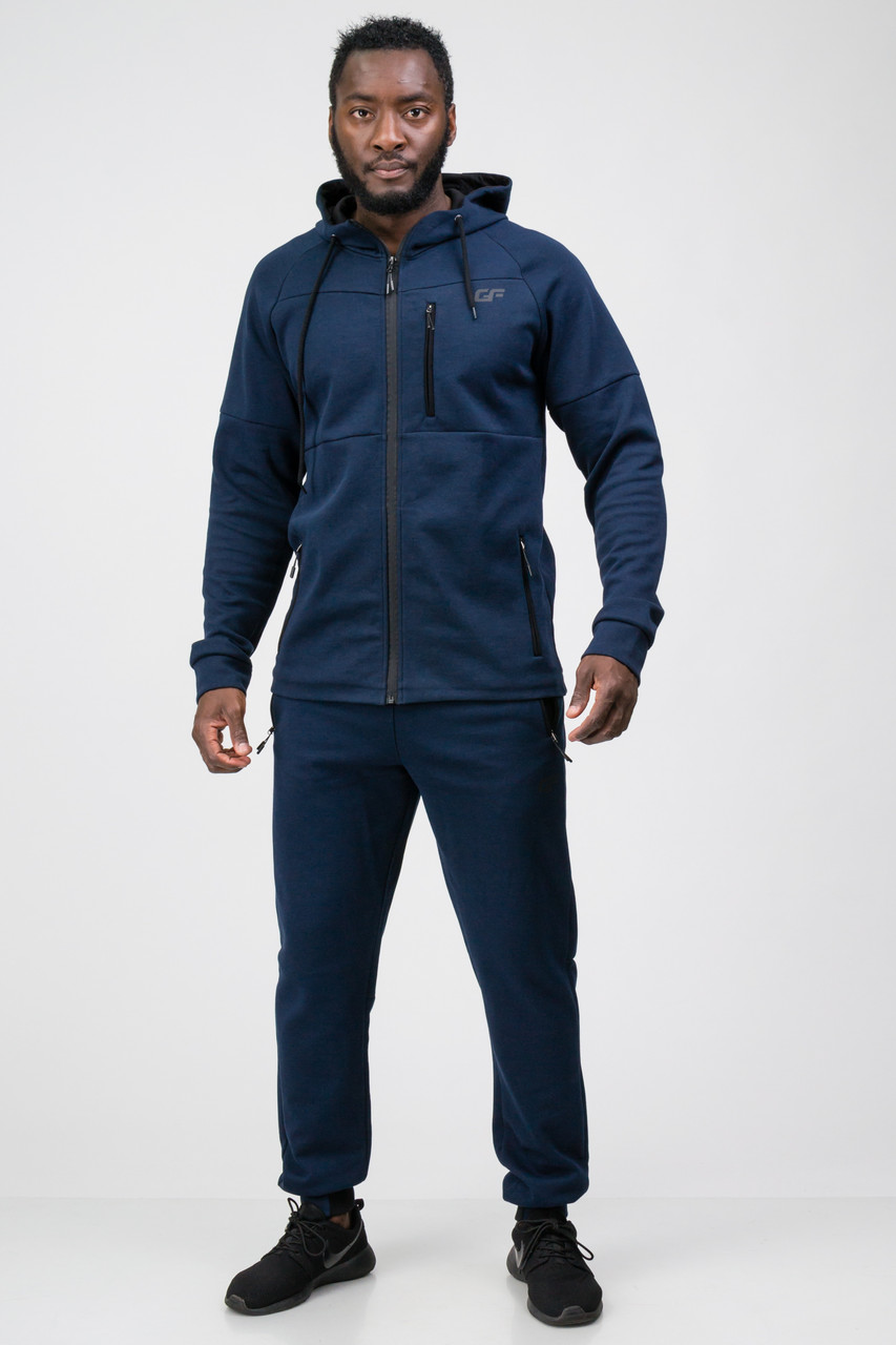 

Мужской спортивный костюм темно-синий 1-DS-3K-002 Go Fitness размер XXL