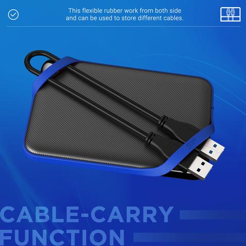 

Жорсткий диск зовнішній SiliconPower USB 3.0 Armor A62 2TB 2,5" Чорний (SP020TBPHD62SS3B)