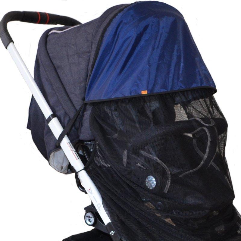 

Козырёк на коляску с москитной сеткой Kinder Comfort Sonnendach Sunset Vario 2 in 1 синий (BS-800504)