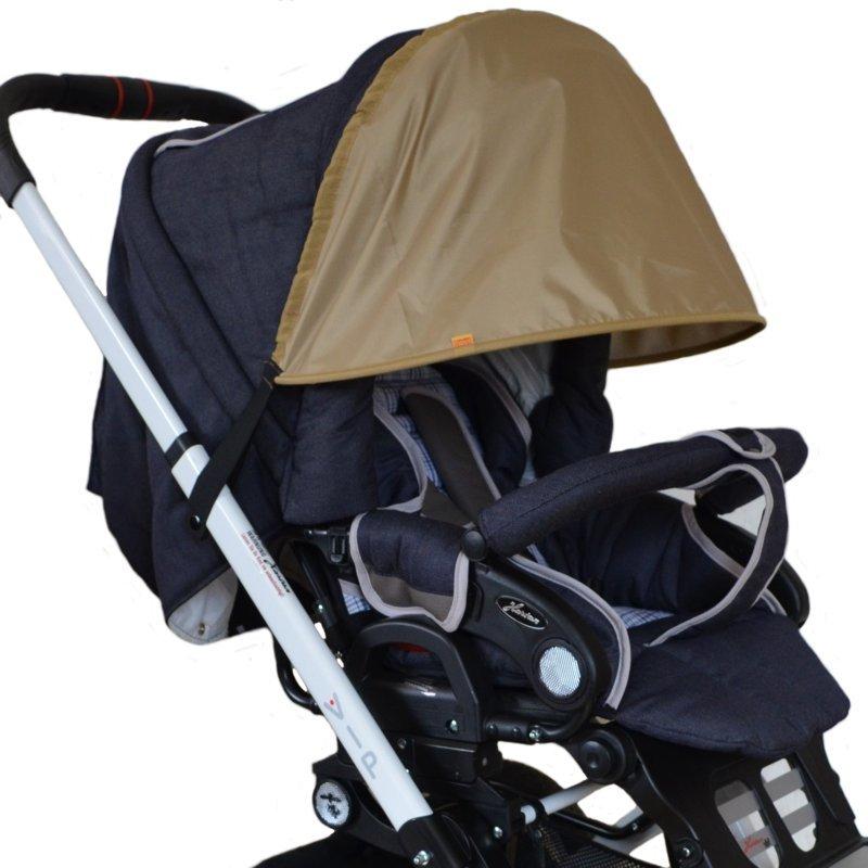

Козырёк на коляску от солнца универсальный Kinder Comfort Sonnendach Sunset бежевый (BS-800601)
