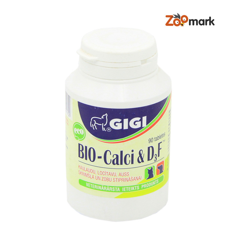 

Глюкамин и коллаген GIGI BIO Calci &D3F для котов и собак 90 таб (34716-zm)