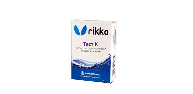 

Тест К для определения концентрации калия Rikka (38022-zm)