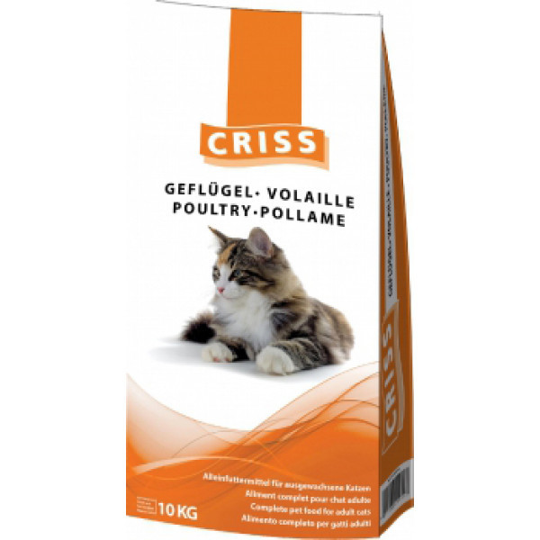 

сухой корм для котов птица CRISS 10 кг (38644-zm)