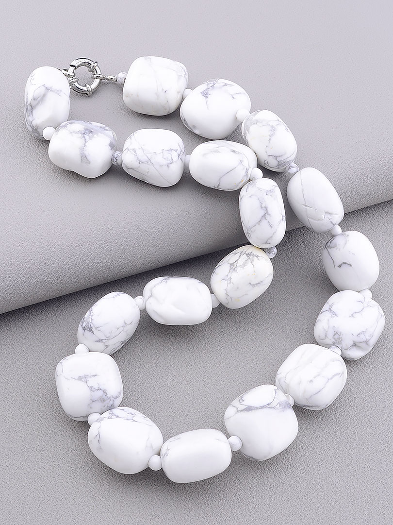 

Бусы Кахолонг 45 см. 063259