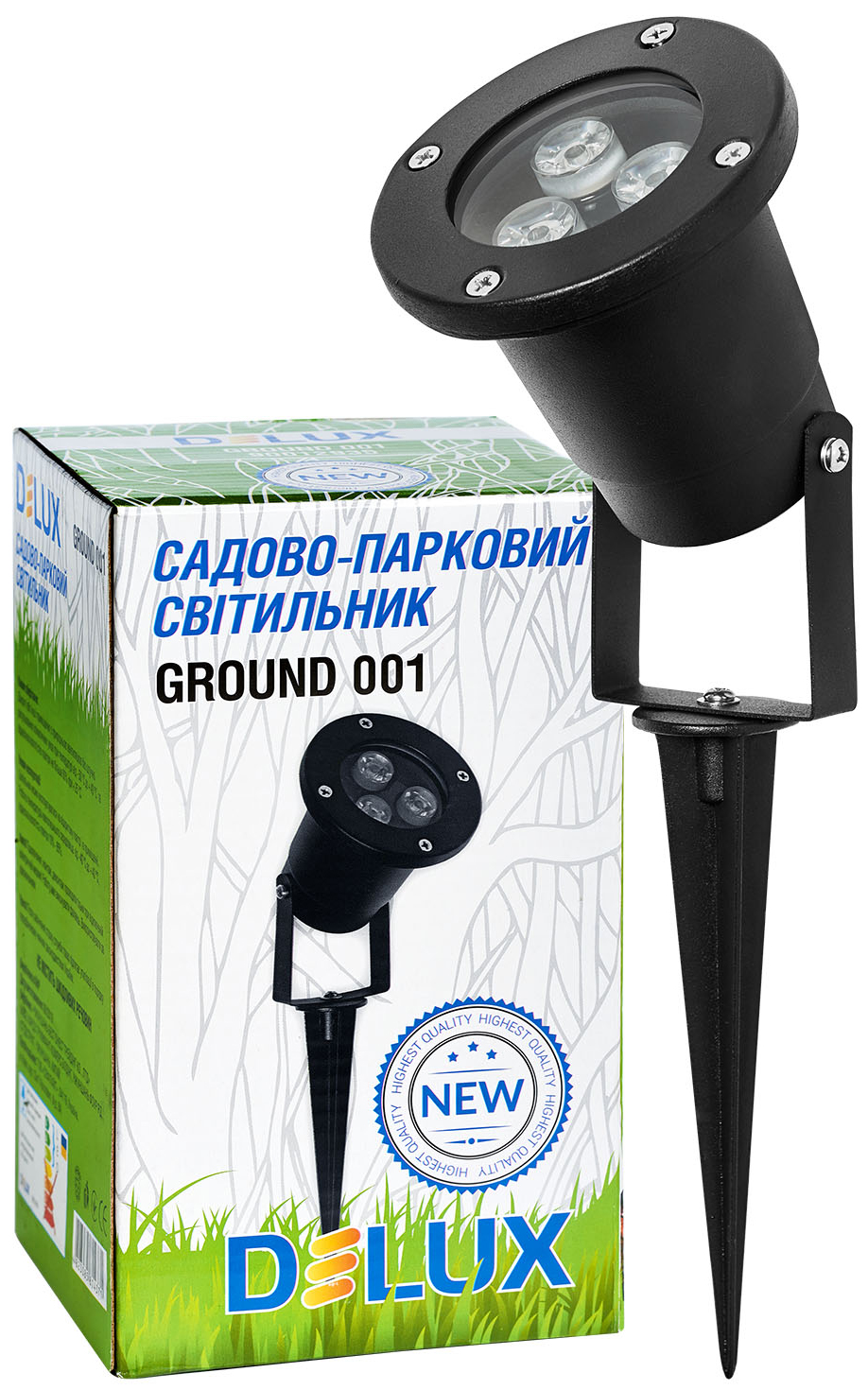 

Светильник садово-парковый DELUX GROUND 001 LED 3W 5000К IP44 (90012935)