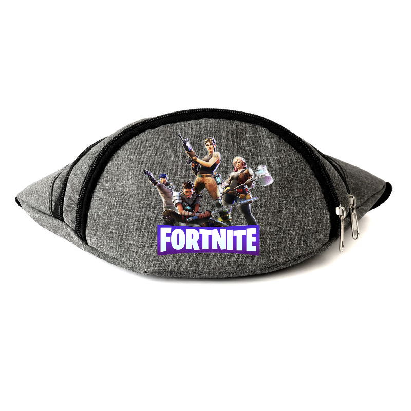 

Сумка Бананка Фортнайт на пояс Cappuccino Toys Fortnite Heroes серая