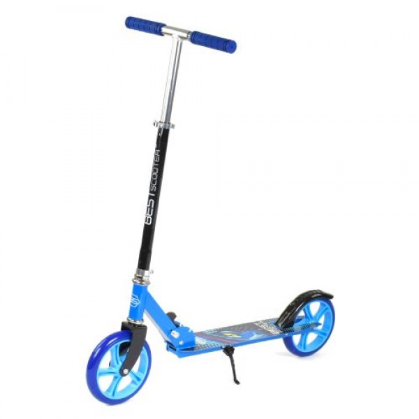 

Самокат двухколесный "Best Scooter" голубой 63629