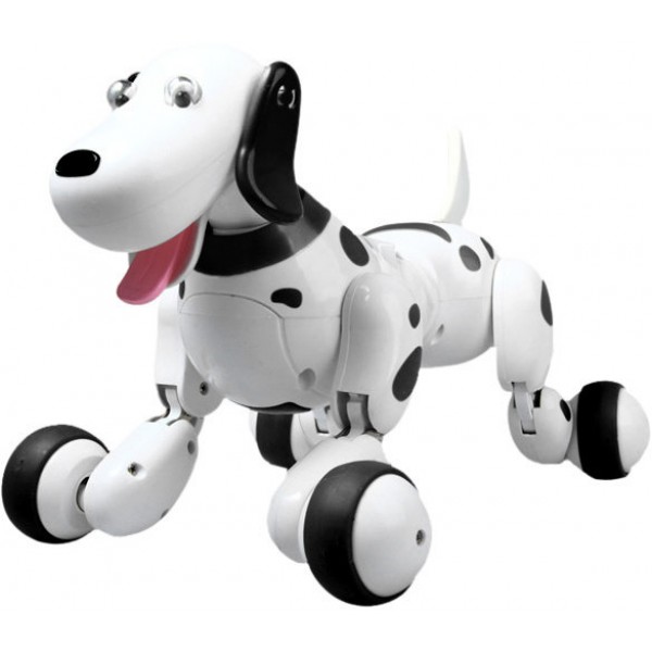 

Интерактивная Собака робот на радиоуправлении HappyCow Smart Dog 777-338 Черный, лает, выполняет команды