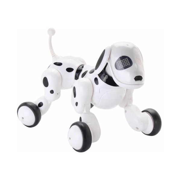 

Собака робот на радиоуправлении Smart-Dog 6013-3 Интерактивная игрушка Белый с черным