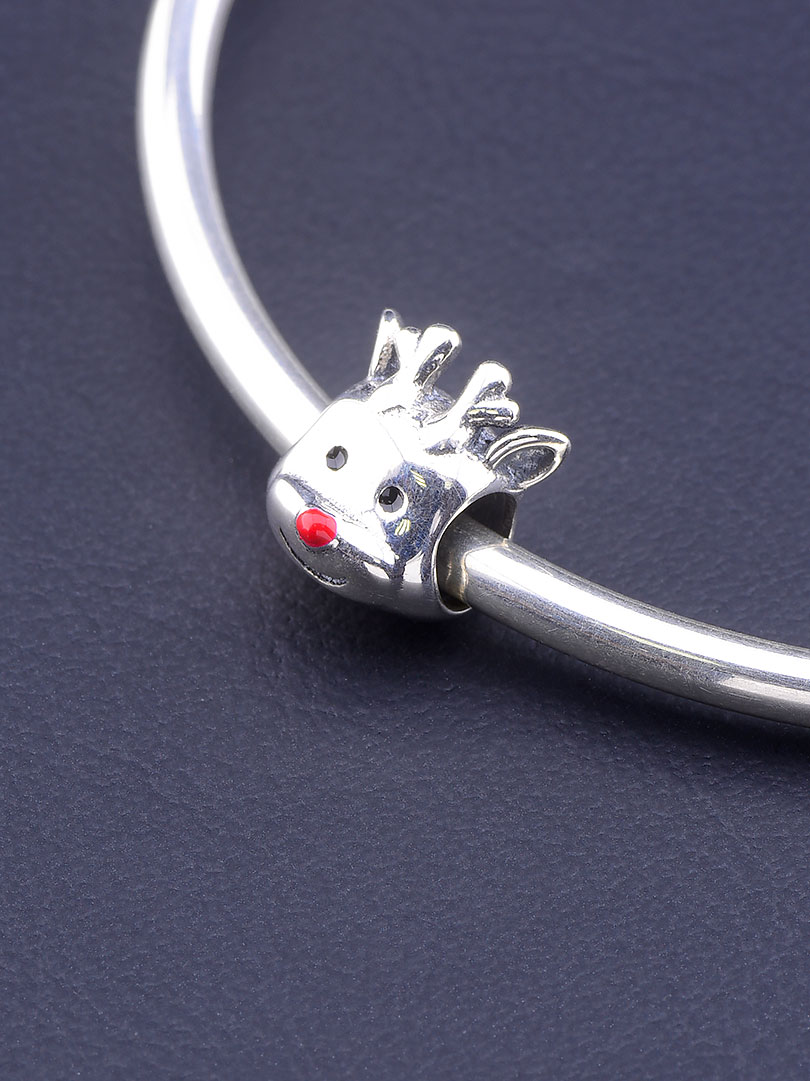 

Шарм бусина Олененок Pandora Style Эмаль Серебро(925) 077354