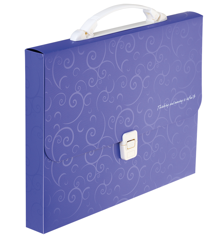

Портфель пластиковый Buromax Barocco А4 фиолетовый (BM.3719-07)