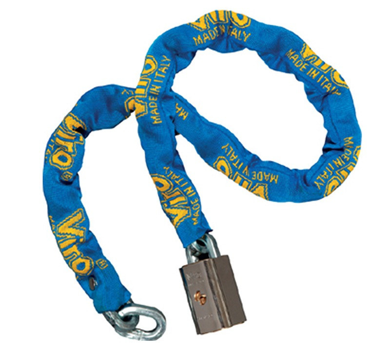 

Замок навесной VIRO MOTO BLOCCA CATENA с цепью 90 см 2KEY