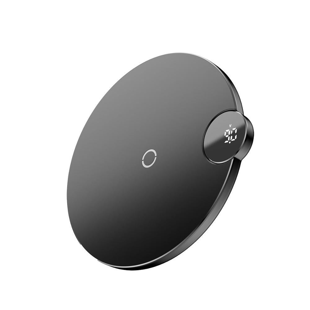 

Беспроводное зарядное устройство Baseus LED Wireless Charger WXSX black