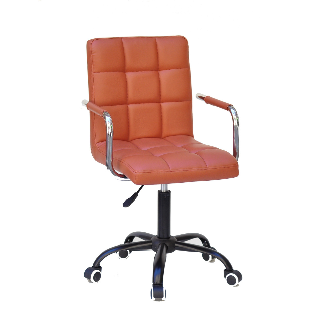 

Стілець Onder Mebli Augusto-Arm BK- Office еко шкіра , коричневий 1014