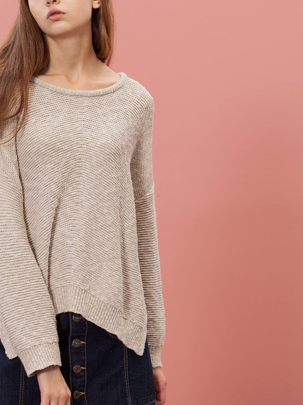 

Джемпер Stradivarius 04961458450 M Серый