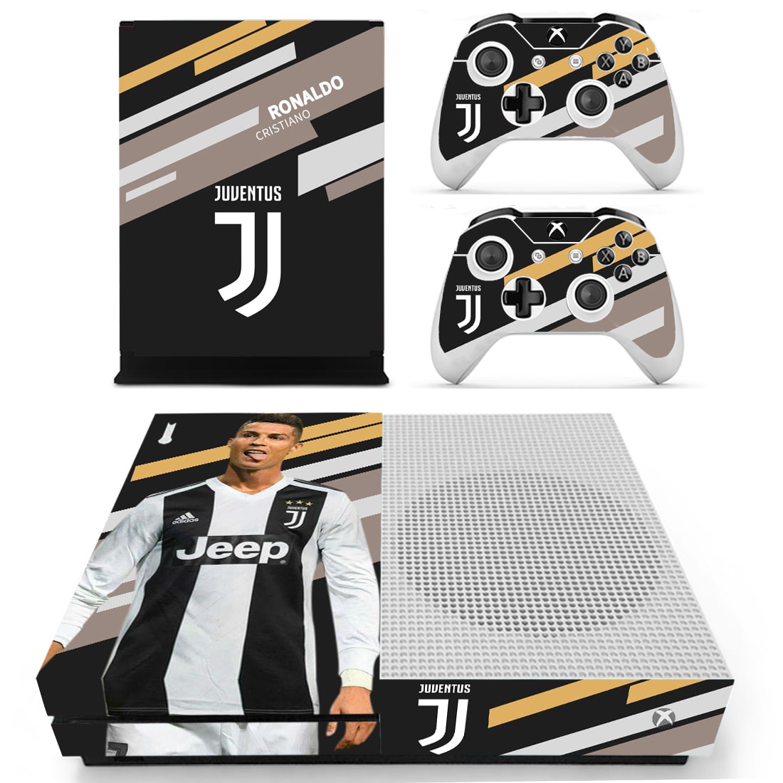 

Виниловые наклейки на Xbox One S и Gamepad Juventus Ronaldo Custom Skin Playsole Games (PG401)