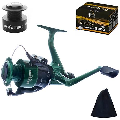 

Катушка рыболовная Sams Fish 5000 3bb задний фр./запасная шпуля SF23803