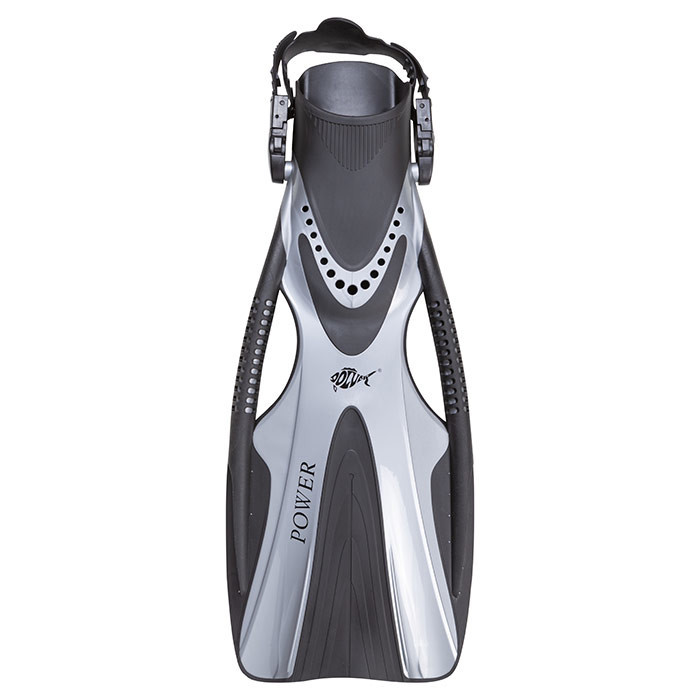 

Ласты для плавания Dolvor F81 POWER, L/XL р.43-45 серебро