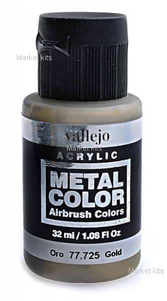 

Краска акриловая "Metal Color" золото, 32 мл Vallejo (VLJ77725)