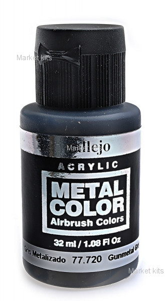 

Краска акриловая "Metal Color" оружейный металл, 32 мл Vallejo (VLJ77720)