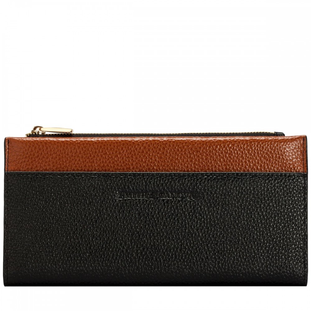 

Кошелек женский Smith & Canova 26801 Althorp (Black-Tan) Smith & Canova черный/рыжий