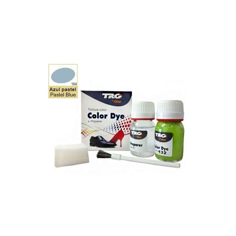 

Глянцевая голубая краска для кожи и обуви Trg Color Dye Double