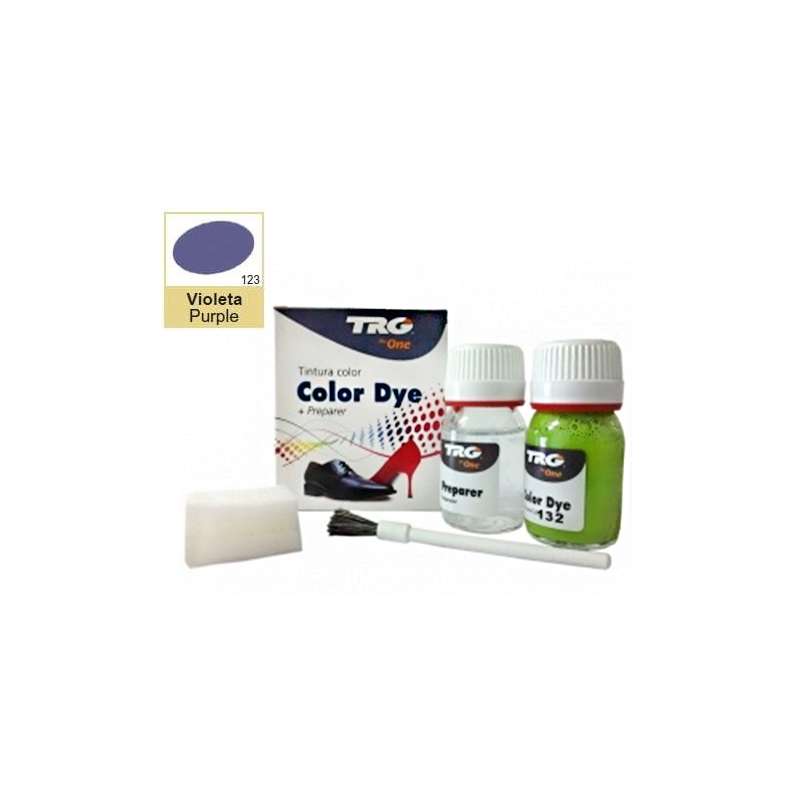

Глянцевая краска цвета фиалка для кожи и обуви Trg Color Dye Double