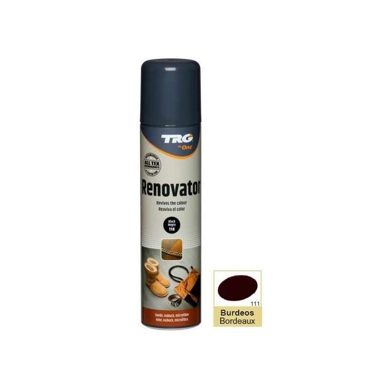 

Спрей-краска для замши бордовая Trg Nubuck Suede Renovator, 250 мл
